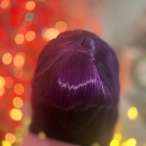 Purple Wig. Deep Amethyst color. 26” Niaconn NEW with Box